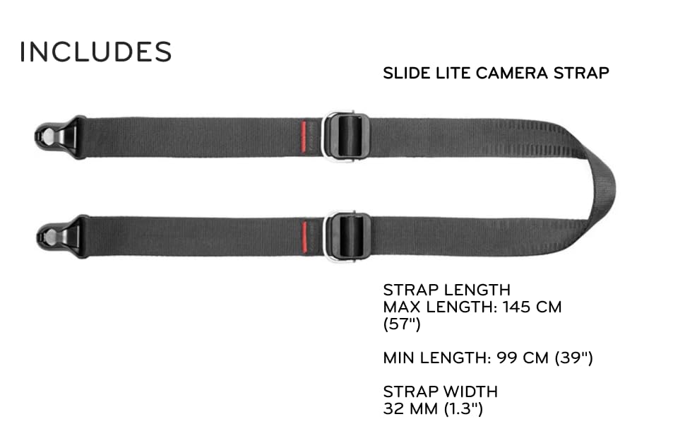 Peak Design Slide Lite Camera Strap Midnight Blue (SLL - MN - 3) - Amazing Gadgets Outlet