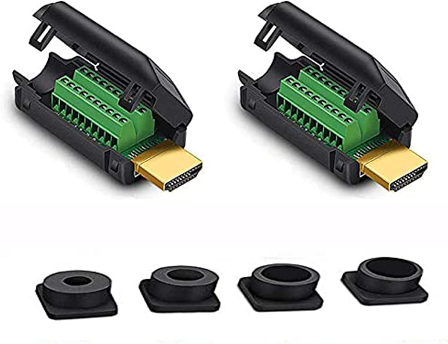 PENGLIN HDMI Solderless Male Quick Connector, Free Welding Terminal Breakout Connector Board with Case Accessories - Amazing Gadgets Outlet