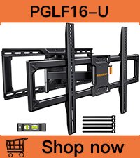 Perlegear TV Wall Bracket for Most 37–82 inch LCD LED OLED Flat Curved TVs up to 45kg, Low Profile Tilt TV Bracket, Ultra Slim Heavy - Duty TV Wall Mount with Max VESA 600x400mm, PGLT4 - Amazing Gadgets Outlet