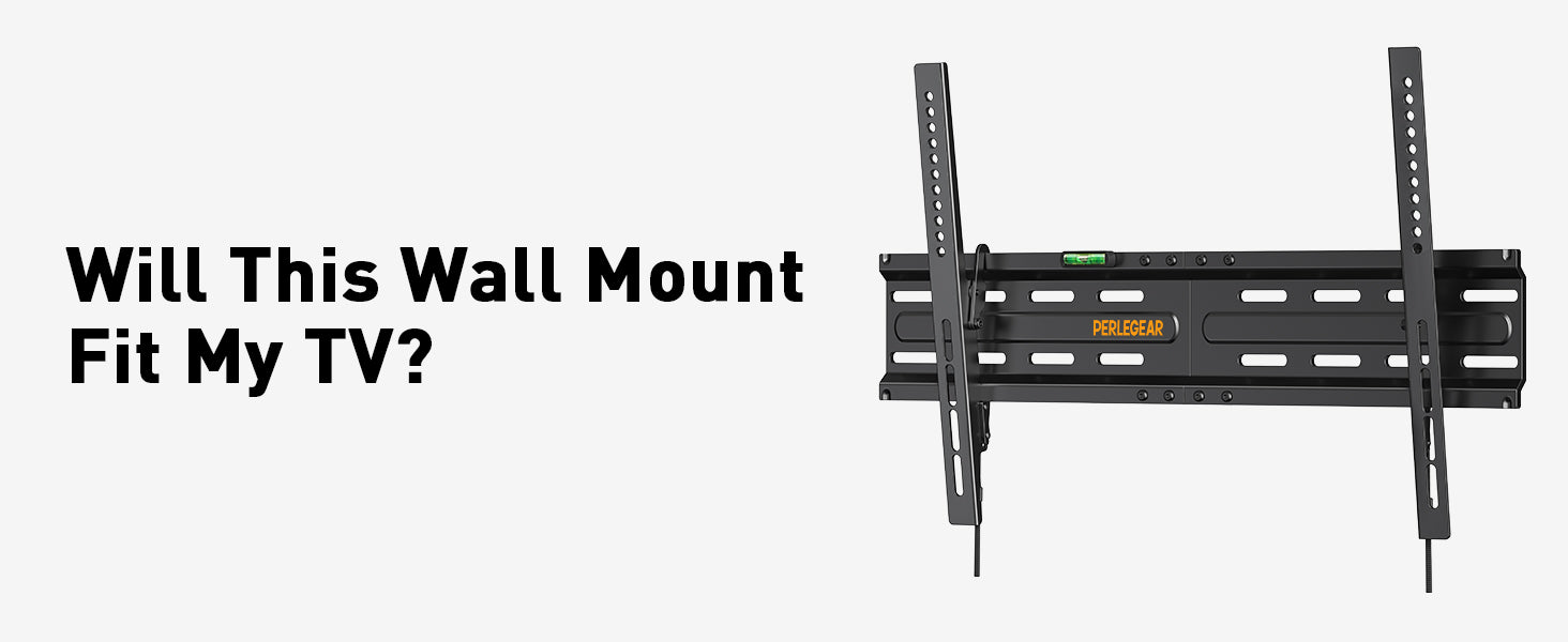 Perlegear TV Wall Bracket for Most 37–82 inch LCD LED OLED Flat Curved TVs up to 45kg, Low Profile Tilt TV Bracket, Ultra Slim Heavy - Duty TV Wall Mount with Max VESA 600x400mm, PGLT4 - Amazing Gadgets Outlet