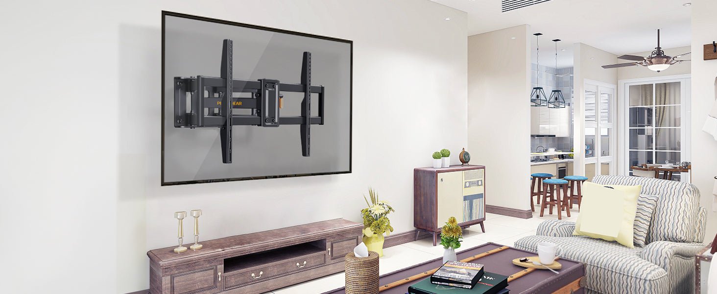 Perlegear TV Wall Mount for 37 - 75 Inch LED LCD Plasma and Curved TV Bracket Tilting and Swivelling VESA 200x100 - 600x400 - Amazing Gadgets Outlet