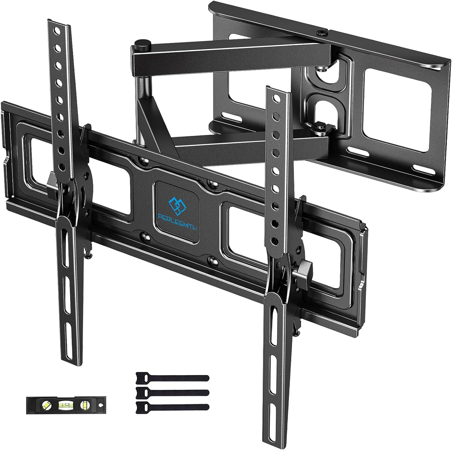 PERLESMITH TV Wall Bracket for 26 - 60 inch TVs, Swivel Tilt up to 40kg, 55 inch TV Wall Mount with Spirit Level, Max. VESA 400x400mm - Amazing Gadgets Outlet