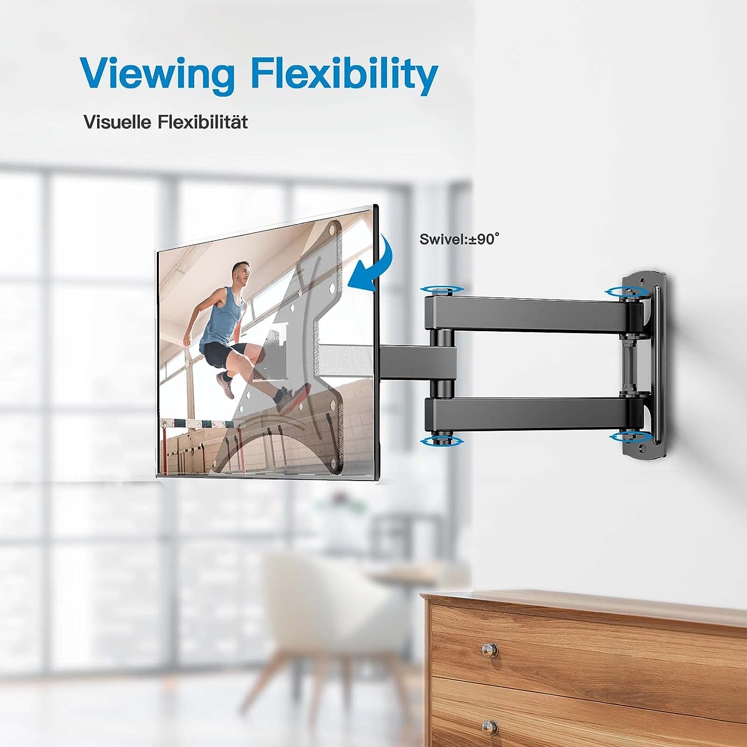 PERLESMITH TV Wall Bracket for Most 13 - 42 Inch TVs, 20kg Weight Capacity Max VESA 200x200mm, Solid and Sturdy TV Mount with Swivel Tilt Level Tool and Cable Ties PSSFK1 - E   Import  Single ASIN  Import  Multiple ASIN ×Product customization - Amazing Gadgets Outlet