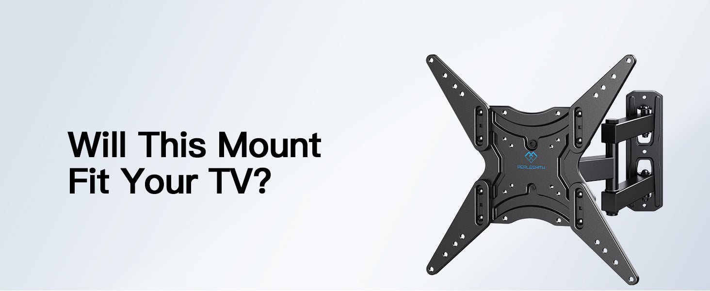 PERLESMITH TV Wall Bracket Swivel Tilt Extend, Universal TV Bracket Wall Mount for 26 - 60 Inch Flat/Curved TVs, Adjustable TV Bracket Holds up to 32KG Max.VESA 400x400mm - Amazing Gadgets Outlet