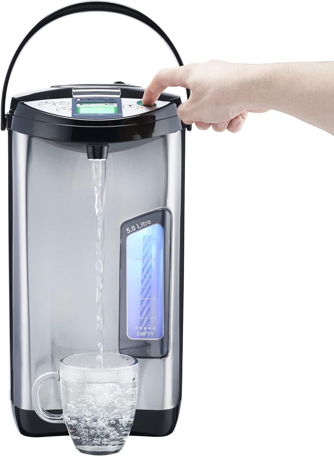 Perma Therm Instant Hot Water Dispenser: Fast Rapid Boil - 5 Litre Capacity 18 Cup Electric Instant Kettle. Perfect for Home or Office - Amazing Gadgets Outlet