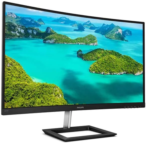 Philips 322E1C - 32 inch FHD Curved Monitor,75Hz, 4ms, VA, AMD FreeSync, Smart Image, Flicker free (1920 x 1080 , 250 cd/m² VGA/HDMI/DP/) - Amazing Gadgets Outlet