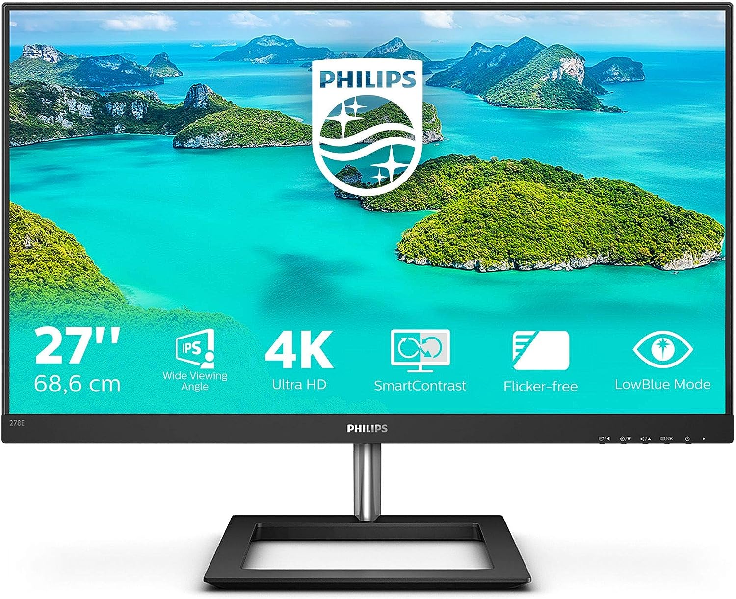 Philips 322E1C - 32 inch FHD Curved Monitor,75Hz, 4ms, VA, AMD FreeSync, Smart Image, Flicker free (1920 x 1080 , 250 cd/m² VGA/HDMI/DP/) - Amazing Gadgets Outlet