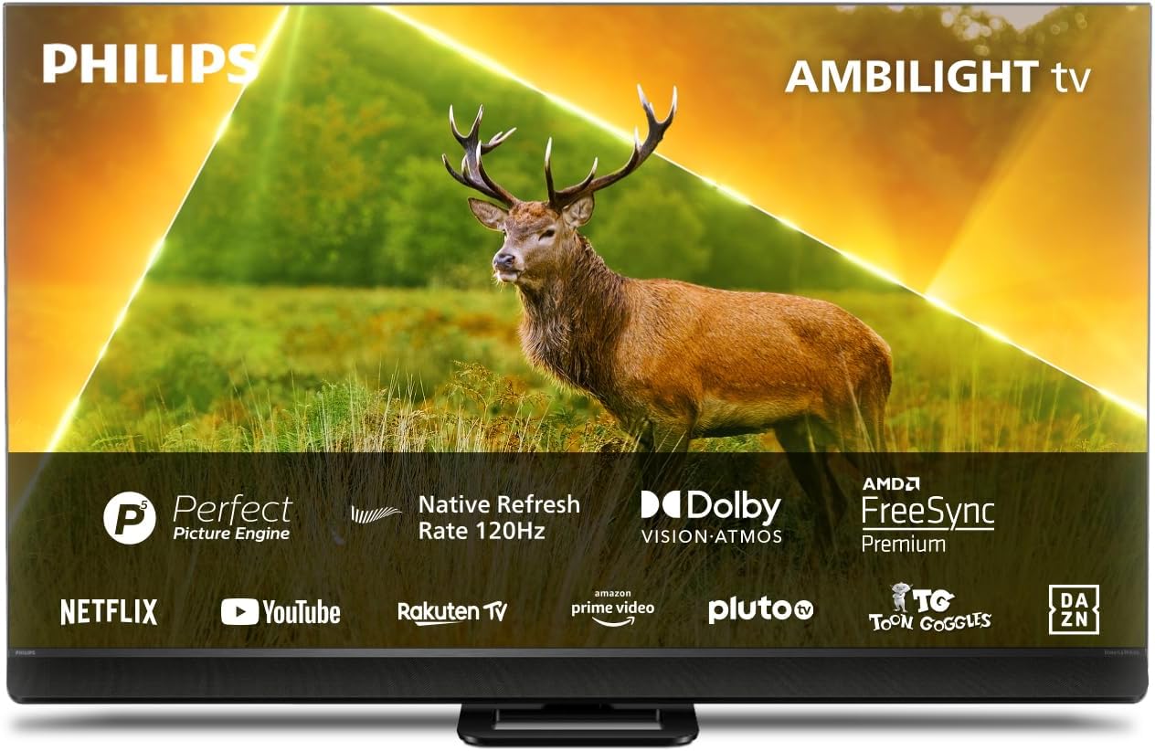 PHILIPS 55PML9308 55 inch Mini LED 4K Ultra HD HDR Ambilight Smart TV - Amazing Gadgets Outlet