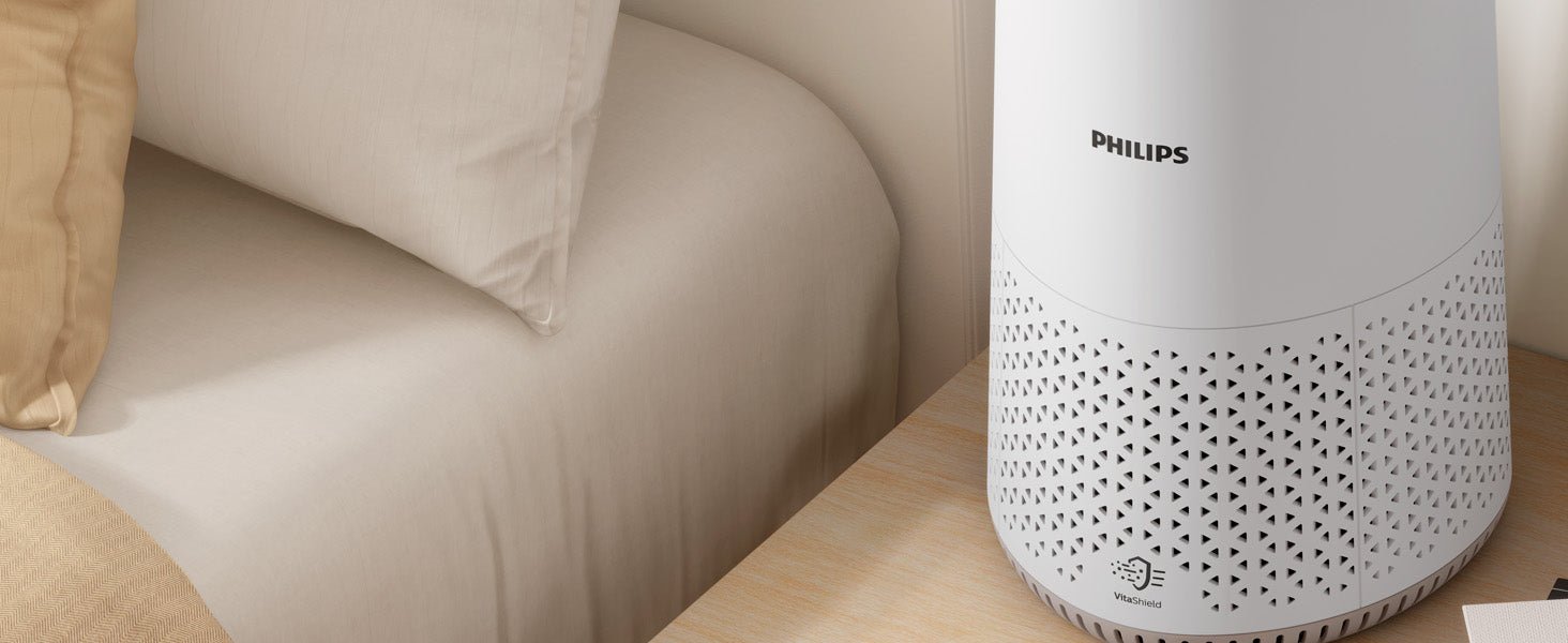 Philips Air Purifier 600 Series, Ultra - quiet and energy - efficient, For allergy sufferers, HEPA filter removes 99.97% of pollutants, Covers up to 44m2, App control, White (AC0650/20) - Amazing Gadgets Outlet