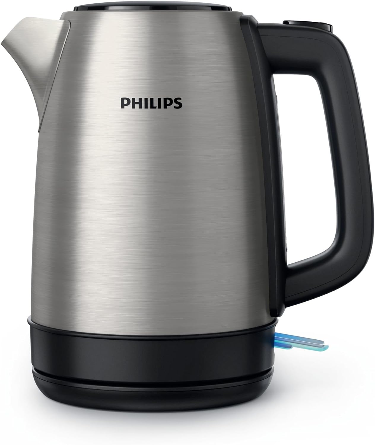 Philips Electric Kettle - 1.7L Capacity with Spring Lid and Indicator Light, Stainless Steel, Pirouette Base (HD9350/92), Silver - Amazing Gadgets Outlet