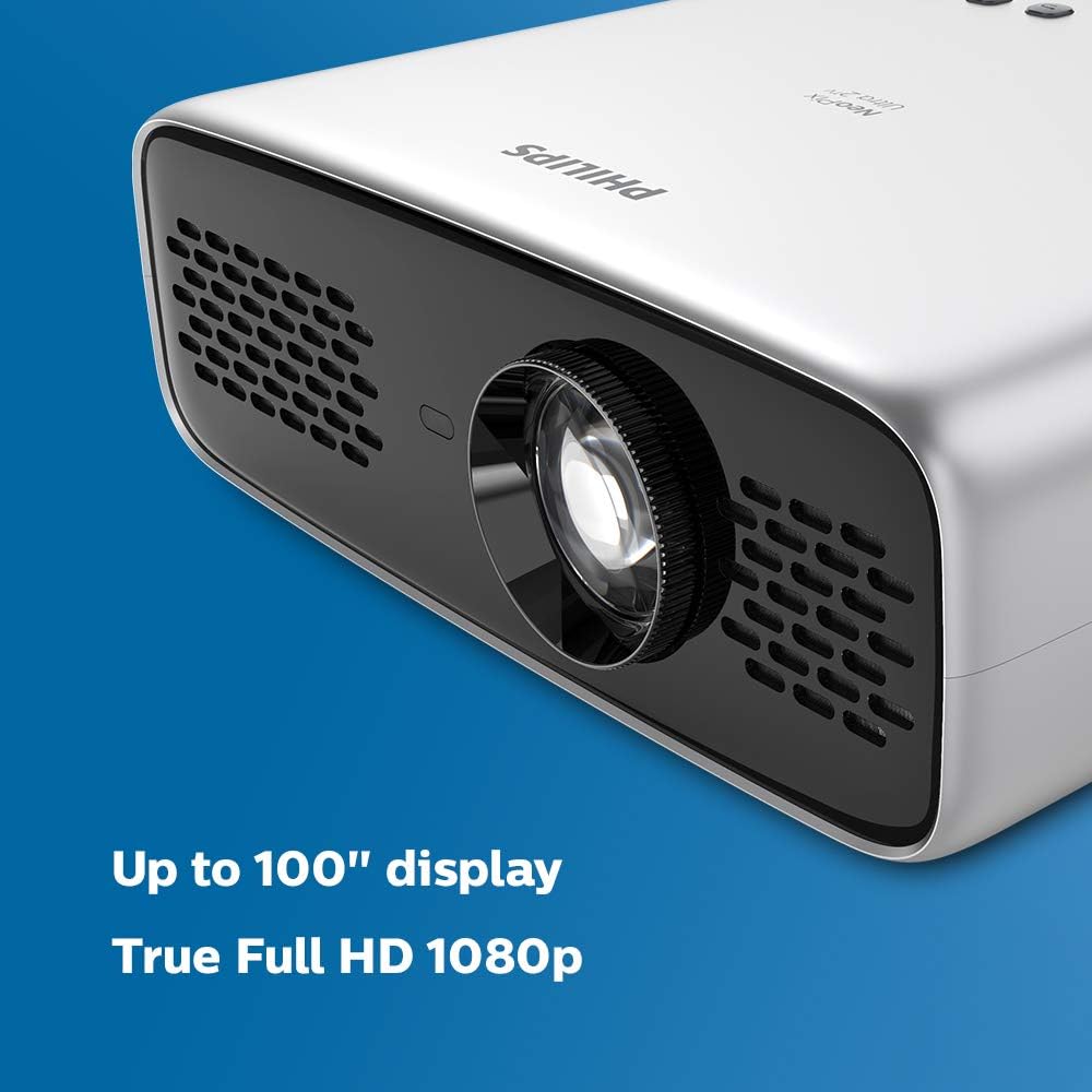 Philips Projection NeoPix Ultra 2TV, True Full HD projector with Android TV - Amazing Gadgets Outlet