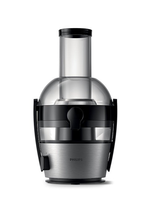 Philips Viva Collection Masticating Juicer, 150W, 1L, XL Tube, Quick Clean Technology, HomeID App, Dishwasher - safe Parts, Drip Stop, Easy Assembly, Compact Storage, Black (HR1889/71) - Amazing Gadgets Outlet