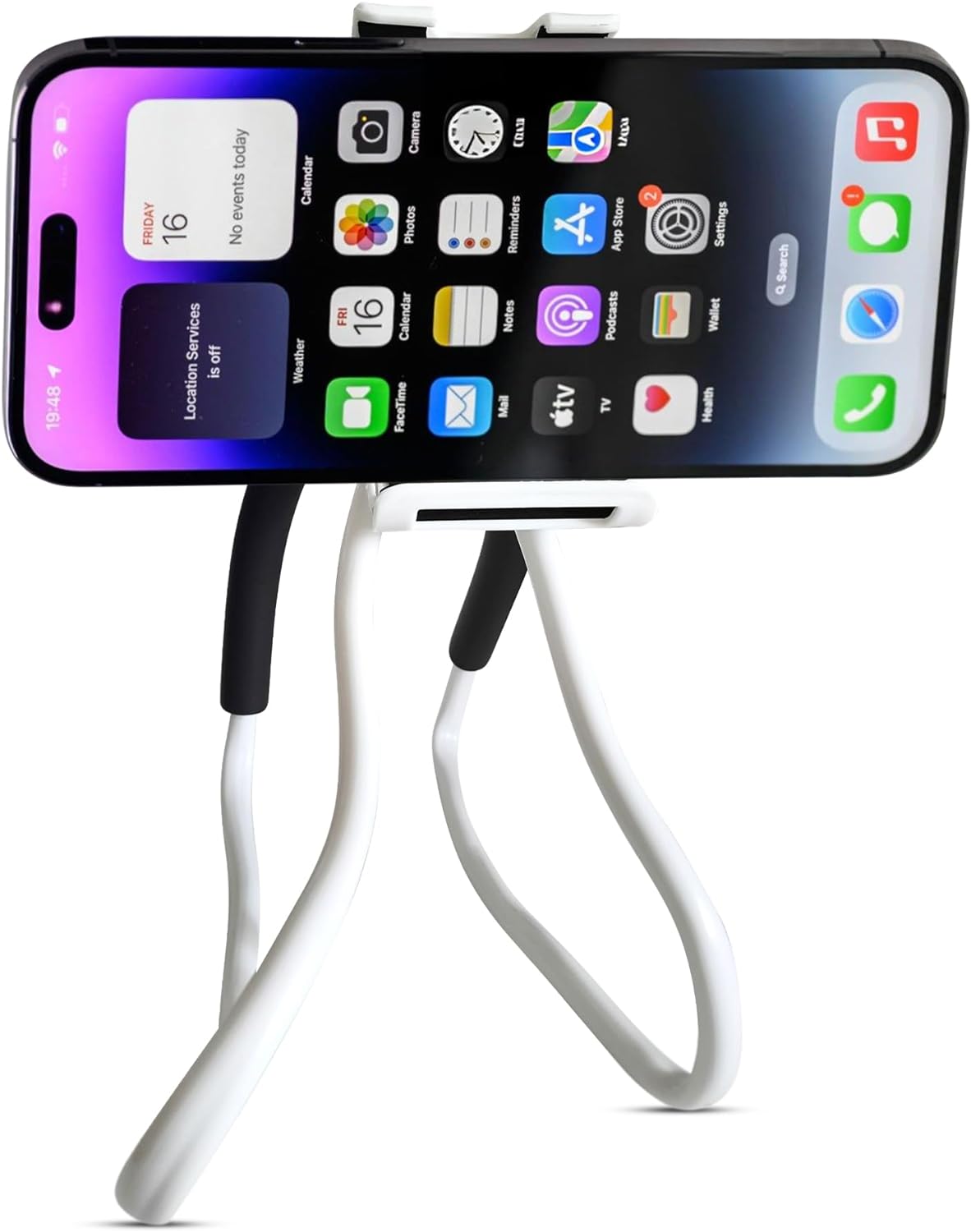 Phone Holder The Ultimate Foldable Multi - Purpose Mobile Phone Holder for Desk, Neck, Car, Bike, and Selfies. - Amazing Gadgets Outlet