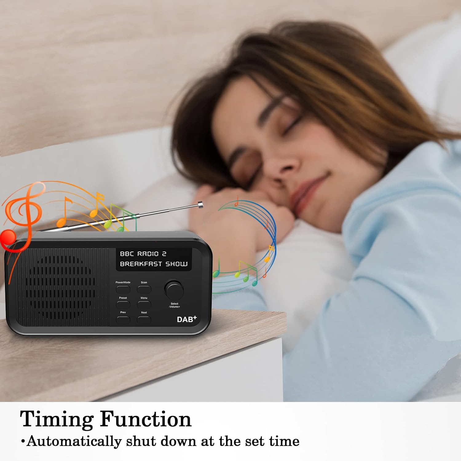 Pinci DAB/DAB+ Digital Radio & FM Radio, Portable Digital Radio with USB Rechargeable 20 Hours Playback,10 Preset Stations,Headphone Jack,LCD Display For living room, study, kitchen, garden, travel - Amazing Gadgets Outlet