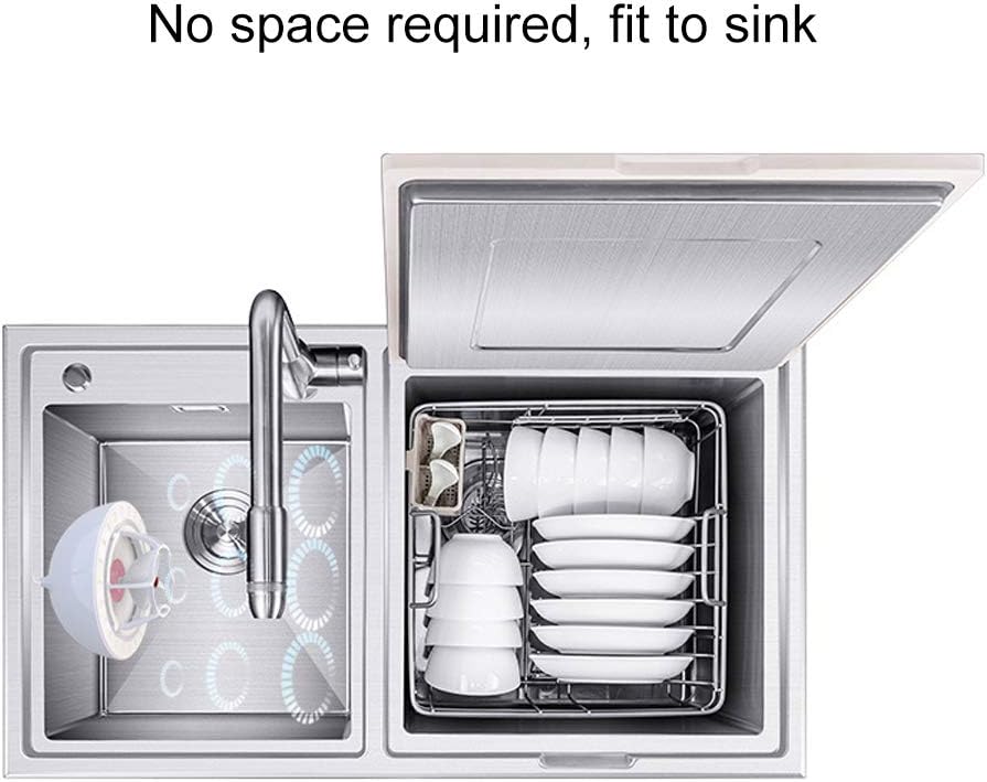 Pinsofy Mini Ultrasonic Dishwasher Dishwasher Home Hotel Restaurant Kitchen - Amazing Gadgets Outlet