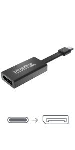 Plugable USB C to HDMI Adapter 4K 30Hz, Thunderbolt 3 to HDMI Adapter Compatible with MacBook Pro, Windows, Chromebooks, 2018+ iPad Pro, Dell XPS, Thunderbolt 3 Ports and more - Driverless   Import  Single ASIN  Import  Multiple ASIN ×Product cus - Amazing Gadgets Outlet