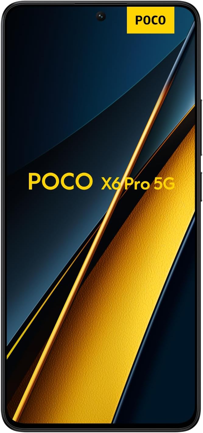 POCO X6 Pro 5G Black - Smartphone 12+512GB Black UK Version + 2 Years Warranty - Amazing Gadgets Outlet