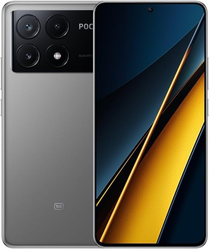 POCO X6 Pro 5G - Smartphone 12+512GB Grey (UK Version + 2 Years Warranty) - Amazing Gadgets Outlet
