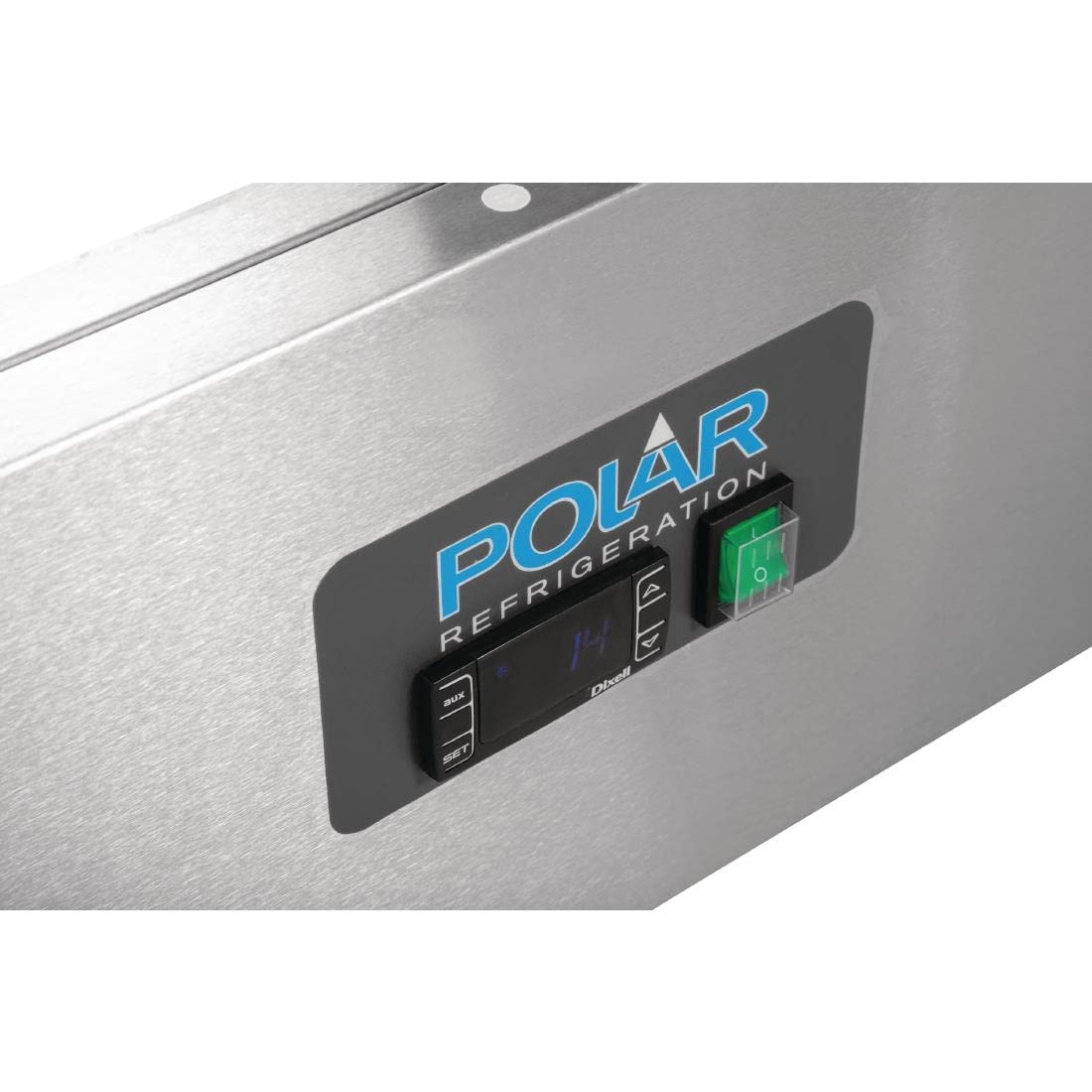 Polar Refrigeration G - Series 235W Triple Door Counter Fridge 368 Litre, Stainless Steel, 2°C to 5°C, 880(H)x1370(W)x700(D)mm, 3 Shelves, Energy Rating C, Usable Capacity: 308Ltr, R600a | G622 - Amazing Gadgets Outlet