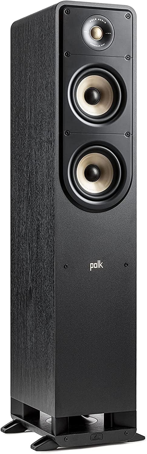 POLK AUDIO Signature Elite ES30 Center Speaker, Slim, High Resolution Center Speaker, Hi - Res Certified, Dolby Atmos and DTS: X Compatible (One Piece) - Black - Amazing Gadgets Outlet