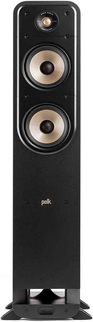 POLK AUDIO Signature Elite ES30 Center Speaker, Slim, High Resolution Center Speaker, Hi - Res Certified, Dolby Atmos and DTS: X Compatible (One Piece) - Black - Amazing Gadgets Outlet