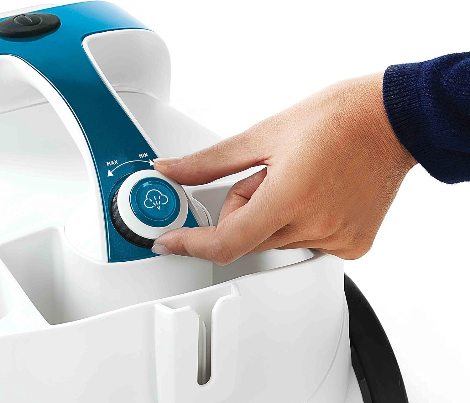 Polti Vaporetto Smart 100_B, Steam Cleaner, Unlimited Autonomy, High Pressure Boiler 4 Bar, Kills And Eliminates 99.99% * Of Viruses, Germs And Bacteria, 9 Accessories, White/Sky Blue   Import  Single ASIN  Import  Multiple ASIN ×Product customiz - Amazing Gadgets Outlet