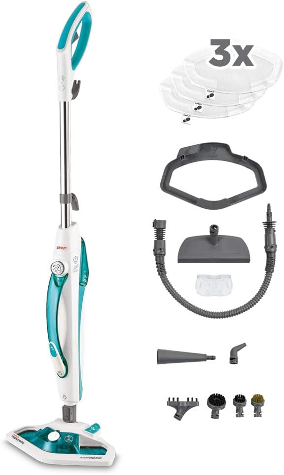 Polti Vaporetto SV440_Double Steam Mop with Handheld Cleaner (UK Version), Vaporforce Brush, Kills and eliminates 99.9% * of viruses, Germs and Bacteria, 15 in 1   Import  Single ASIN  Import  Multiple ASIN ×Product customization General - Amazing Gadgets Outlet