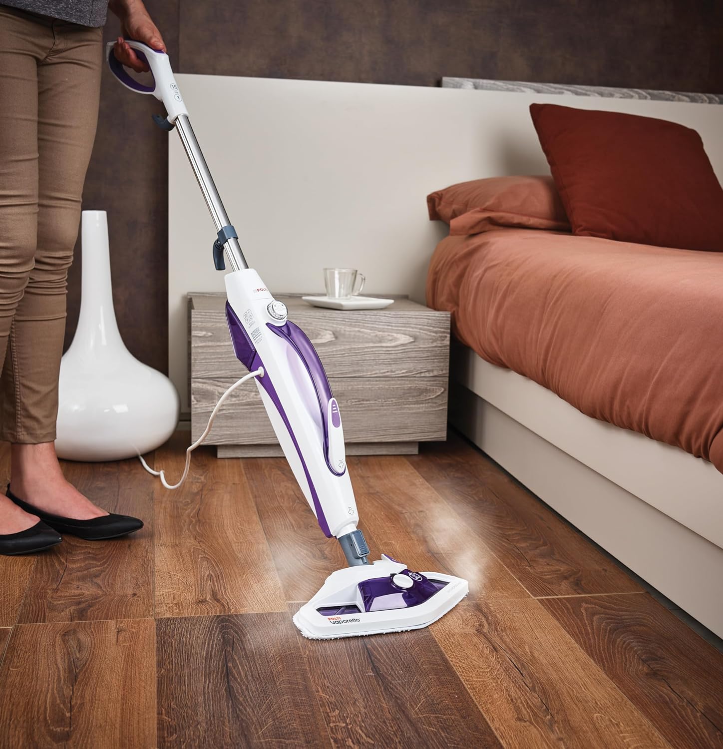 Polti Vaporetto SV440_Double Steam Mop with Handheld Cleaner (UK Version), Vaporforce Brush, Kills and eliminates 99.9% * of viruses, Germs and Bacteria, 15 in 1   Import  Single ASIN  Import  Multiple ASIN ×Product customization General - Amazing Gadgets Outlet