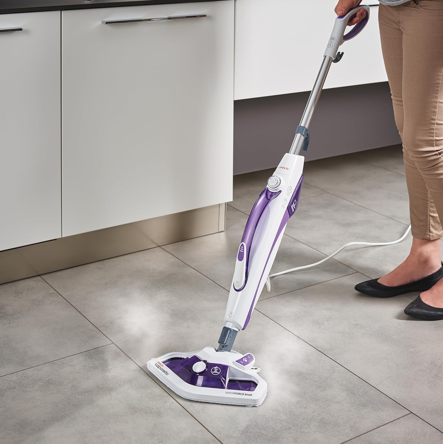 Polti Vaporetto SV440_Double Steam Mop with Handheld Cleaner (UK Version), Vaporforce Brush, Kills and eliminates 99.9% * of viruses, Germs and Bacteria, 15 in 1   Import  Single ASIN  Import  Multiple ASIN ×Product customization General - Amazing Gadgets Outlet