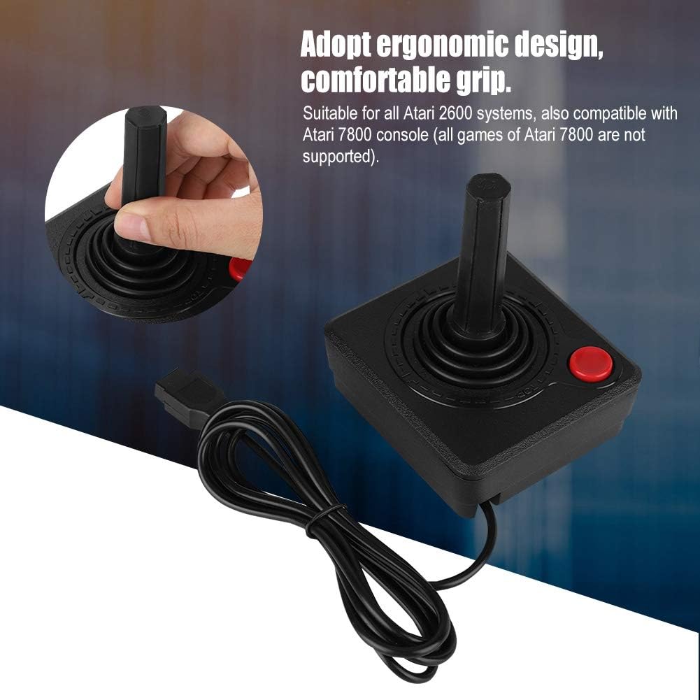 Pomya Game Control, Retro Classic 3D Analog Mobile Gaming Joystick Controller for All Atari 2600 Systems, Atari 7800 Console (All Games of Atari 7800 are Not Supported) - Amazing Gadgets Outlet