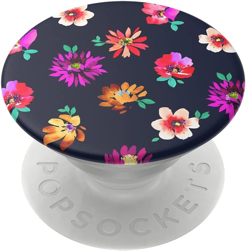 PopSockets Compatible with All Smartphones and Tablets, Nintendo Switch, Kindle E - reader, Ipad PopGrip - Expanding Stand and Grip with Swappable Top - White Daisy, Water proof - Amazing Gadgets Outlet