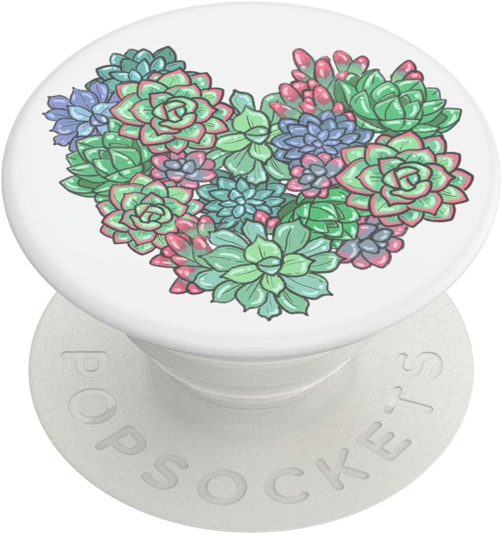 PopSockets Compatible with All Smartphones and Tablets, Nintendo Switch, Kindle E - reader, Ipad PopGrip - Expanding Stand and Grip with Swappable Top - White Daisy, Water proof - Amazing Gadgets Outlet