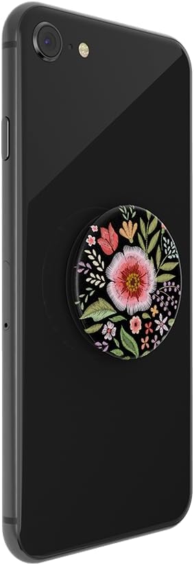 PopSockets: PopGrip Nintendo Switch, Kindle E - reader, Ipad Expanding Stand and Grip with a Swappable Top for Phones & Tablets - Flower Flair, Water proof - Amazing Gadgets Outlet