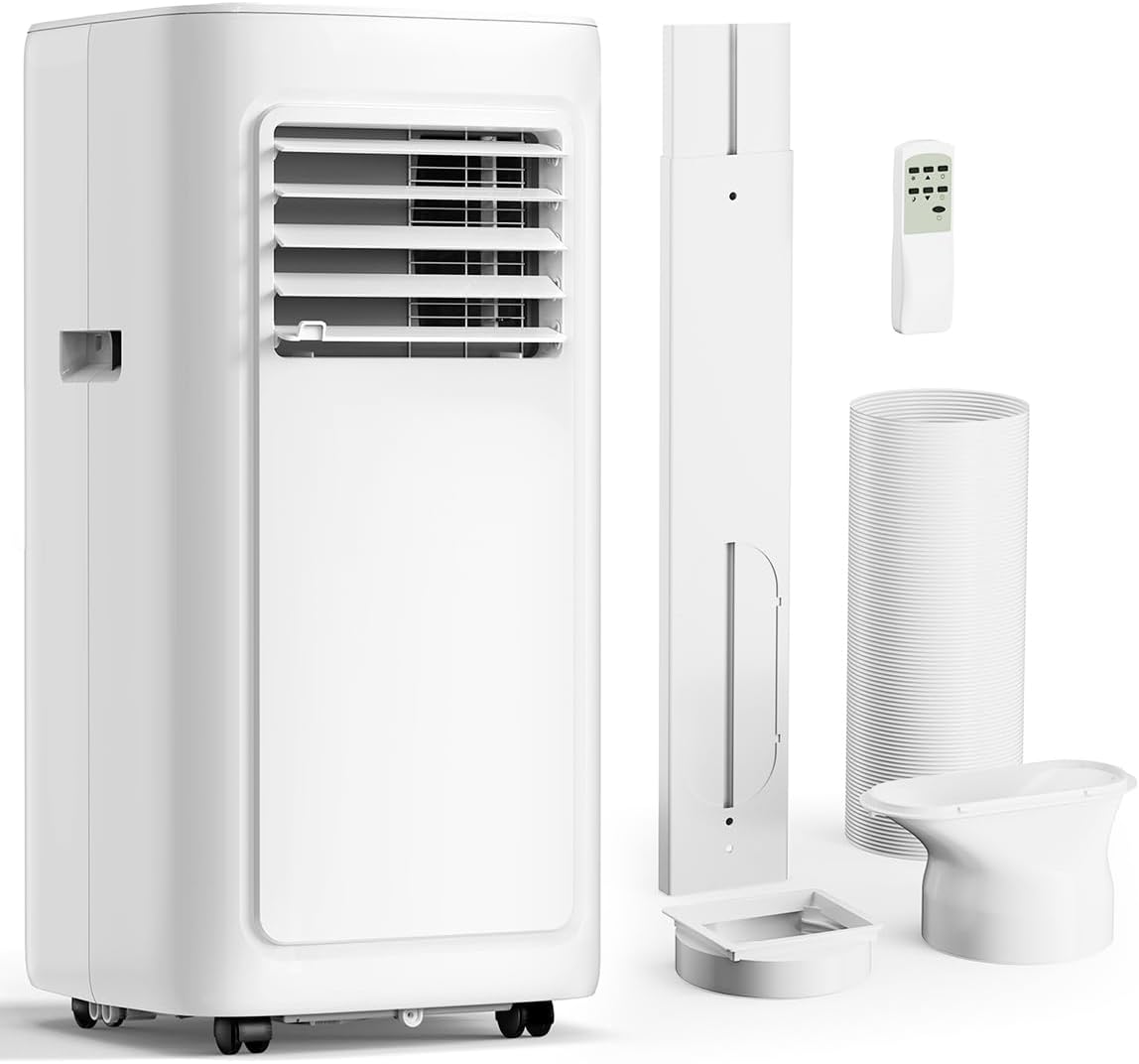 Portable Air Conditioning Unit, 4 - in - 1 Portable Air Conditioner 7000BTU with Sleep Mode, Cooling & Fan with 2 Speed, Dehumidifier, Air Conditioning Unit with 24H, Child Lock, Window Venting Kit - AC   Import  Single ASIN  Import  Multiple ASIN ×Pr - Amazing Gadgets Outlet