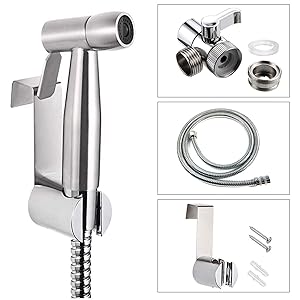 Portable Bidet Sprayer Kit - with Tap Diverter and Faucet Adapter for Kitchen Sink Faucet or Bathroom, Include 59" Hose and Hook up for Feminine Hygiene, Pet Shower   Import  Single ASIN  Import  Multiple ASIN ×Product customization Genera - Amazing Gadgets Outlet