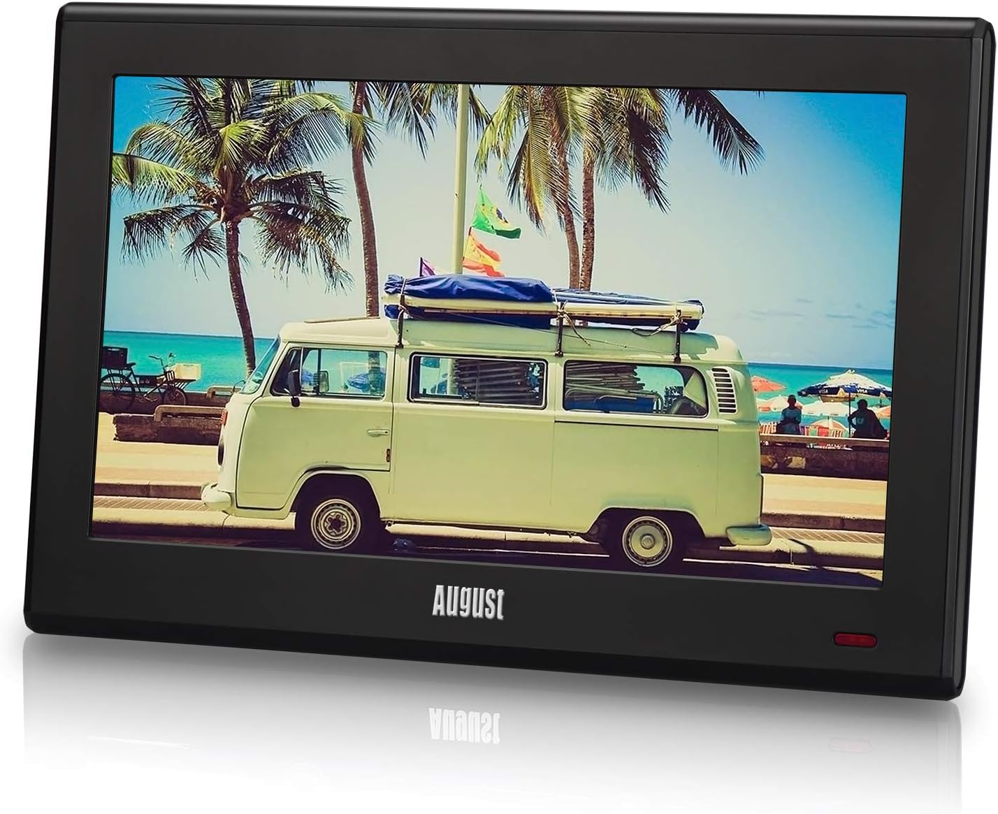 Portable TV 10" Freeview - August DA100D - Digital Television with In - built Recorder HDMI, USB & Multimedia Player / DVB - T2 MPEG4 H.264 / H.265 - Home & Campervan - Amazing Gadgets Outlet