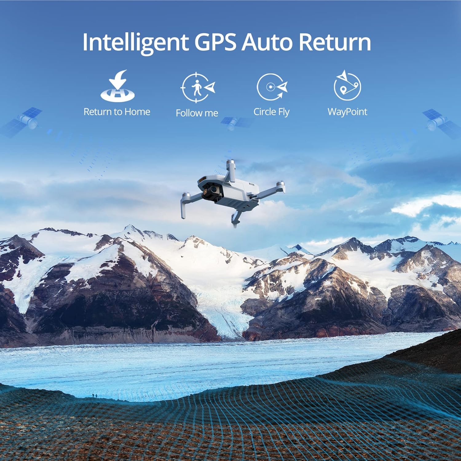 Potensic ATOM SE Combo GPS Drone with Camera 4K, 62 mins Flight Time, under 249g, EIS, 4KM FPV Transmission, Max Speed 16m/s, RC Quadcopter, Auto Return, ShakeVanish Tech, Camera Drone for Adult - Amazing Gadgets Outlet