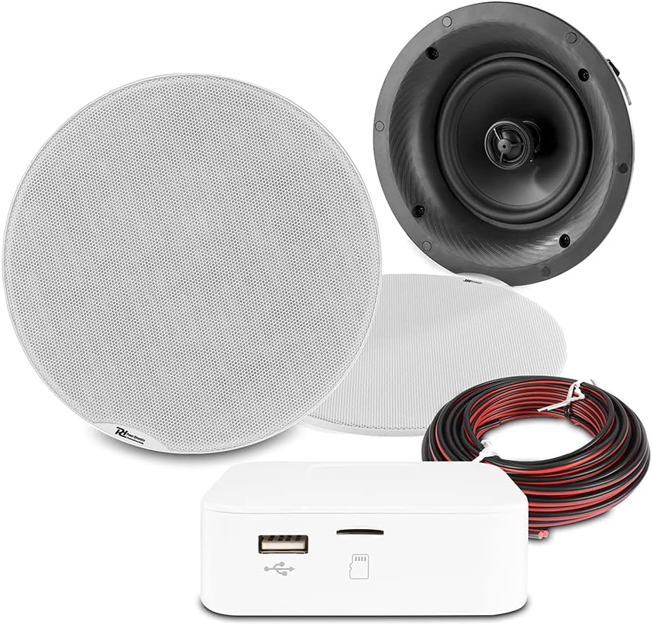 Power Dynamics Home Ceiling Speaker System with Bluetooth, Smart Wireless Music Streaming FCS5 - Amazing Gadgets Outlet