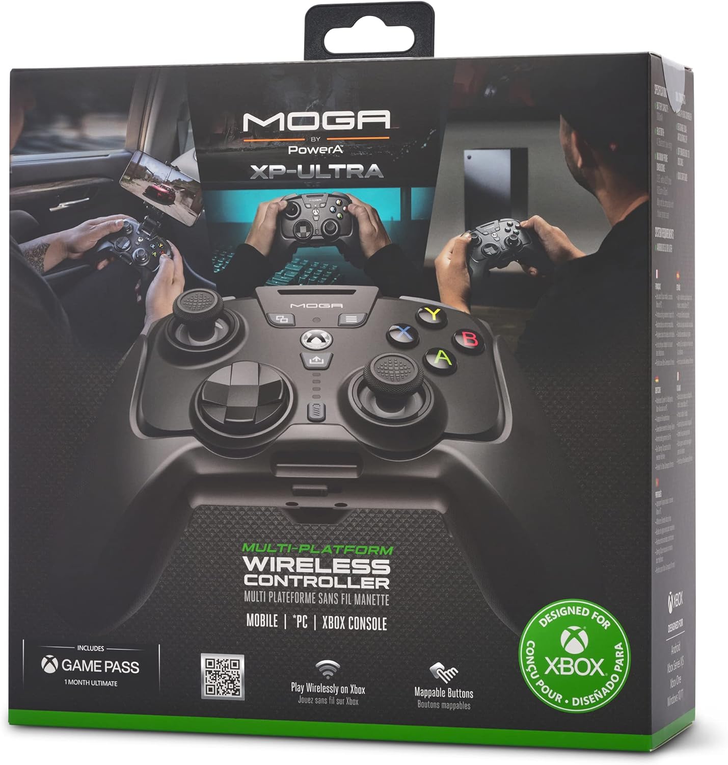 PowerA XP - ULTRA Wireless Controller for Xbox Series X|S - Firmware update via App fixes WL disconnect, Officially licensed, mini - pad + grip, Xbox Wireless, Game Pass Ultimate Trial, 60 - Hr Battery - Amazing Gadgets Outlet