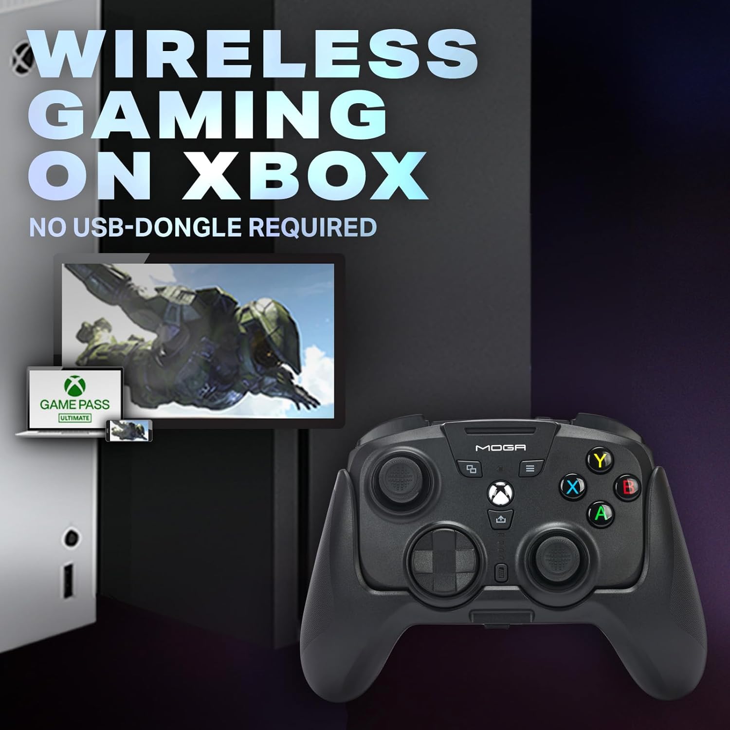 PowerA XP - ULTRA Wireless Controller for Xbox Series X|S - Firmware update via App fixes WL disconnect, Officially licensed, mini - pad + grip, Xbox Wireless, Game Pass Ultimate Trial, 60 - Hr Battery - Amazing Gadgets Outlet