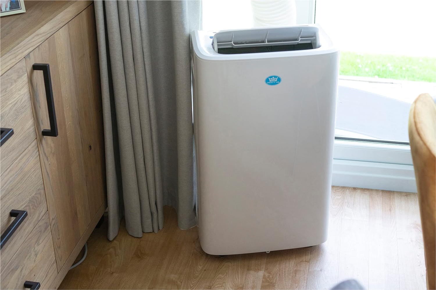 Prem - I - Air 14000 BTU Cooling Output Mobile Portable Air Conditioner with Timer, Remote Control, Near Universal Exhaust Fixing Kits, Dust Cover and Castors for Use in Homes and Offices - Amazing Gadgets Outlet