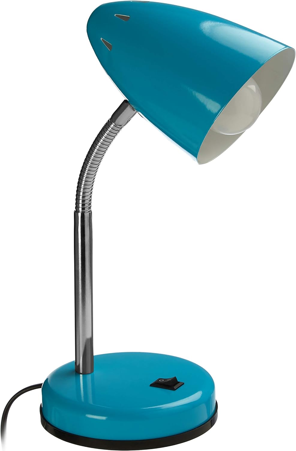 Premier Housewares 2501286 Luma Flexi Desk Lamp - Blue , H37 x W13 x D13cm - Amazing Gadgets Outlet