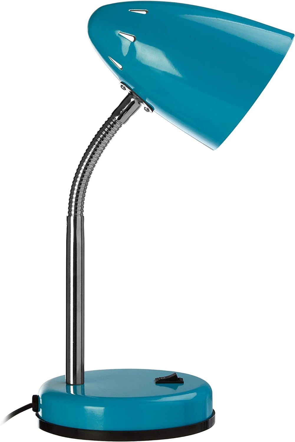 Premier Housewares 2501286 Luma Flexi Desk Lamp - Blue , H37 x W13 x D13cm - Amazing Gadgets Outlet