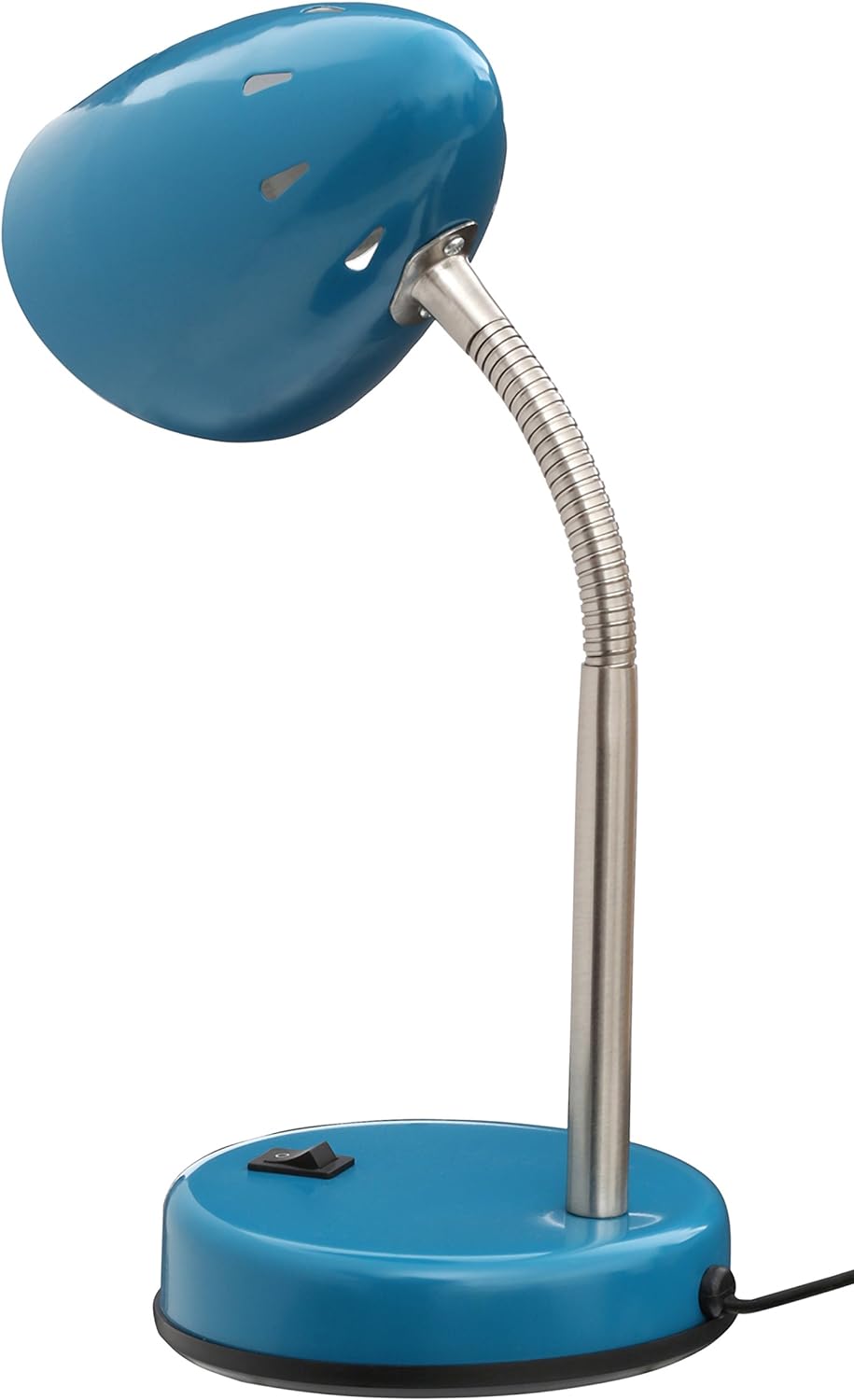 Premier Housewares 2501286 Luma Flexi Desk Lamp - Blue , H37 x W13 x D13cm - Amazing Gadgets Outlet