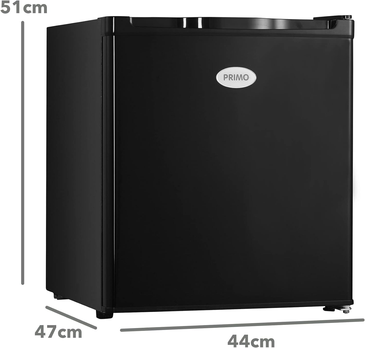 PRIMO PR106DV Freestanding Mini Freezer, 33 L, Small, Class F, 4 Stars, Black - Amazing Gadgets Outlet