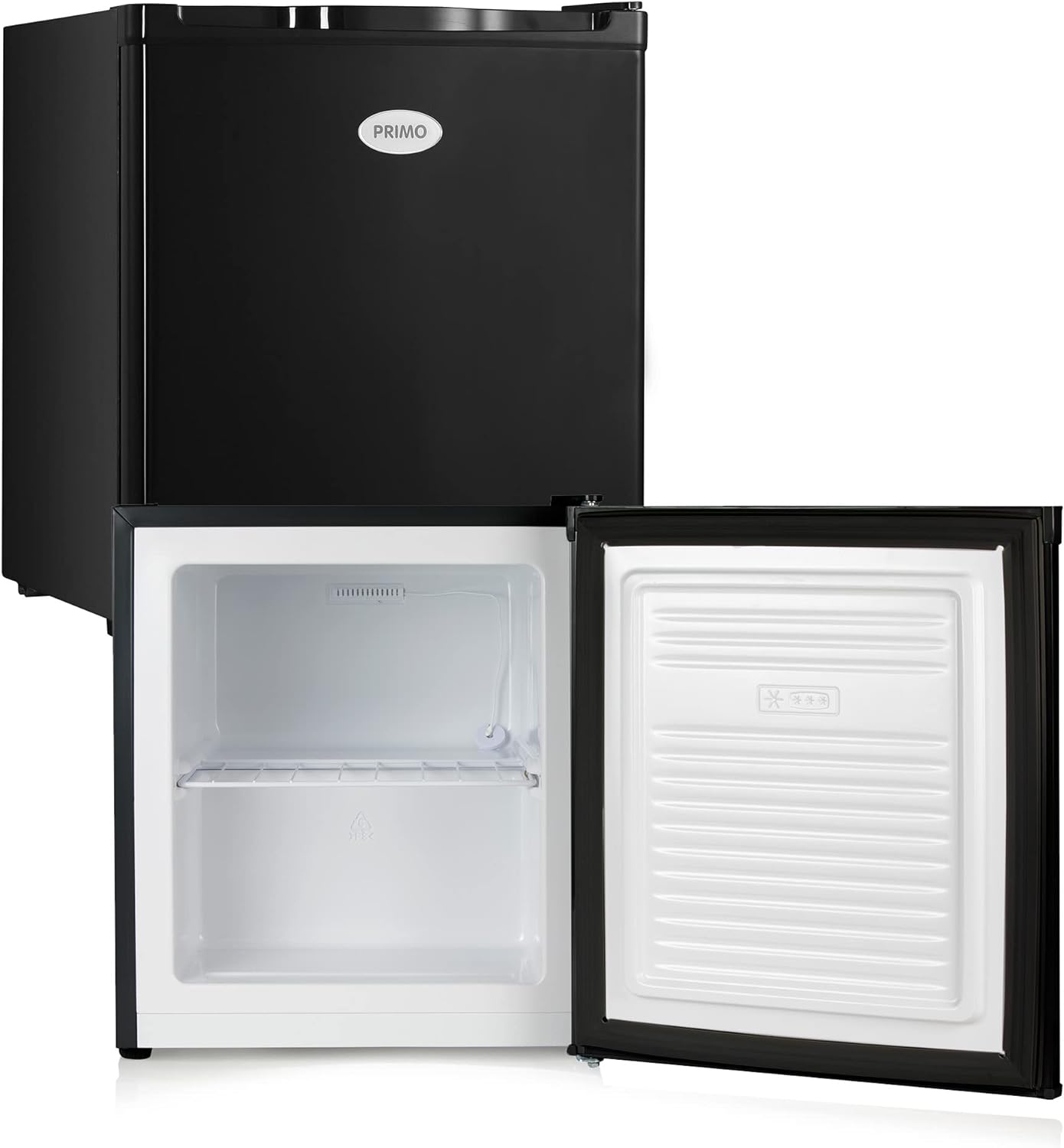 PRIMO PR106DV Freestanding Mini Freezer, 33 L, Small, Class F, 4 Stars, Black - Amazing Gadgets Outlet