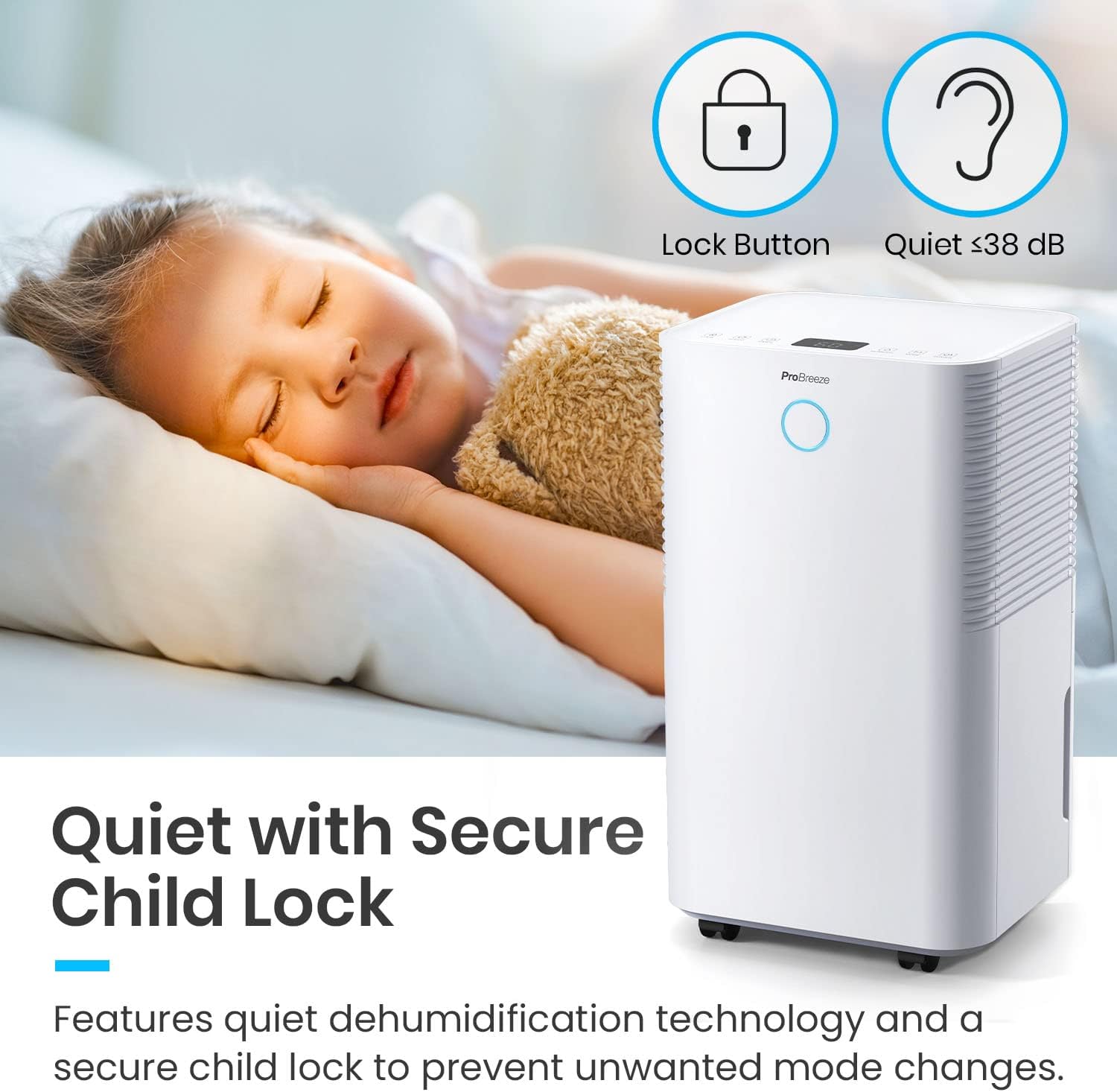 Pro Breeze 12L/Day Dehumidifier with Automatic Humidity Sensor & Display, 24 Hour Timer, Laundry Drying, Continuous Drainage and Sleep Mode for Damp, Mould and Condensation   Import  Single ASIN  Import  Multiple ASIN ×Product customization - Amazing Gadgets Outlet