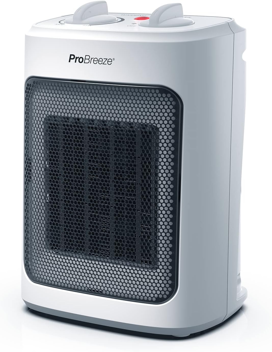 Pro Breeze 2000W Mini Ceramic Fan Heater - 3 Heat Settings & Fan Only Mode with Built - in Overheat and Tip Over Protection, Electric Heater for Home, Office and Bedroom - Amazing Gadgets Outlet