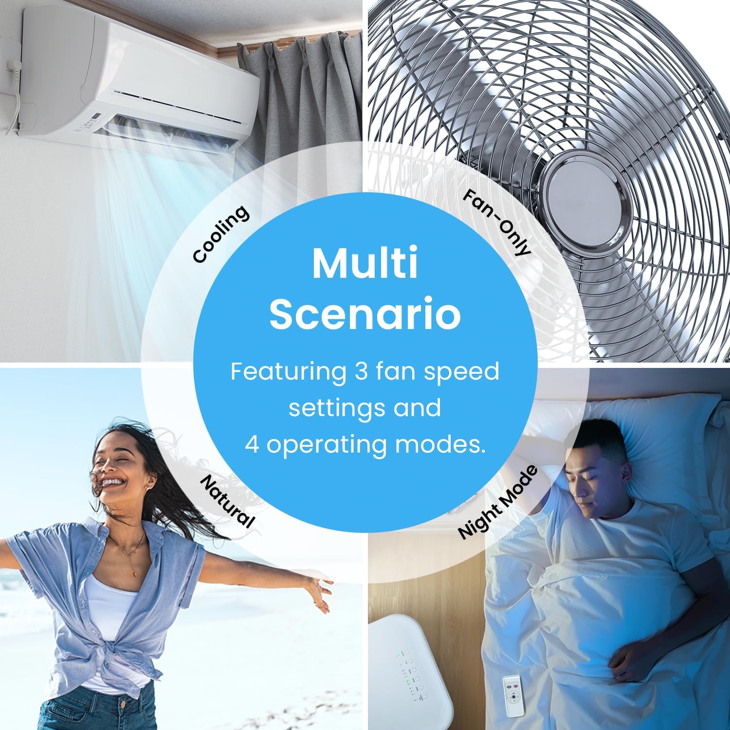 Pro Breeze 4 - in - 1 Air Cooler with 10 Litre Capacity, Remote Control, 3 Fan Speeds & LED Display. Powerful Evaporative Air Cooler with Built - in 7.5 Hour Timer & Automatic Oscillation for Home & Office - Amazing Gadgets Outlet