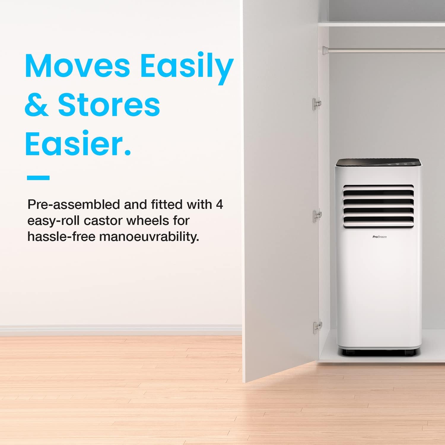 Pro Breeze 4 - in - 1 Portable Air Conditioner 7000 BTU with Remote Control, 24 Hour Timer & Dual Window Venting Kit Included. Powerful Air Conditioning Unit with Class A Energy Efficiency Rating   Import  Single ASIN  Import  Multiple ASIN ×Product - Amazing Gadgets Outlet